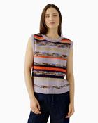 Oui - Multi Stripe Vest image