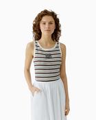 Oui - Ribbed Tank Top Brown image