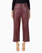Robell - Cloe Faux Leather Cropped Trousers image
