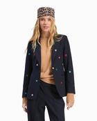 Vilagallo - Heather Embroidered Stars Blazer image