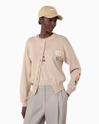 Weekend Max Mara - Inlay-Detail Cotton Yarn Cardigan