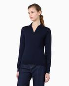 Weekend Max Mara - Wool and Cashmere Yarn Polo Jumper