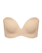 Definitions Push Up Strapless Bra, Natural