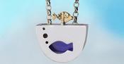 Jumping' Fish Pendant