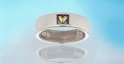 Heart of Gold ring - Available Sizes K to V image