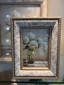 Vintage Botanical Picture Frame with Beaded Border - 4x6 image