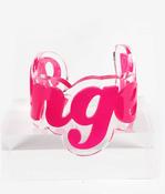 Funky Bling Pink Angel Cuff image