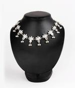 Otazu Swarovski Flower &amp;amp; Pearl Necklace image
