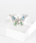 Crystal Butterfly Ring image