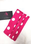 Children's Pink Polka Dot Face Covering