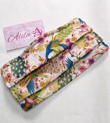 Ladies Cotton Peacock Pink &amp;amp; Gold Foil Face Covering