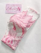 Ladies Cotton Pink &amp;amp; Cream Floral Face Covering