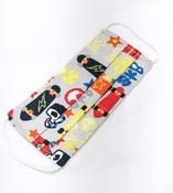 Children's Cotton Skateboard and Skull Print Face Covering