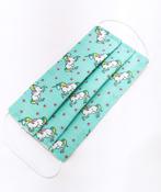 Children's Cotton Unicorn Print Face Covering