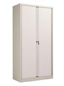 Bisley 1970mm Essential Tambour Cabinet  - Goose Grey