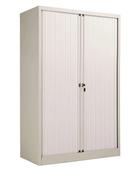 Bisley 1570mm Essential Tambour Cabinet  - Goose Grey