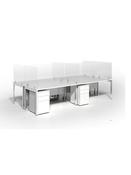 Acrylic Virus Shield Desk Mounted Screens
