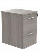 CORE 2 Drawer Filing Cabinet - Alaskan Grey Oak