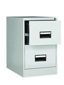 GO Contract 2 Drawer Metal Filing Cabinet