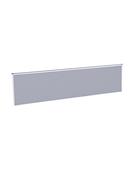 1400mm Office Desk Dividers - Grey image
