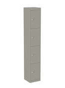 Bisley 4 Door Locker - Goose Grey