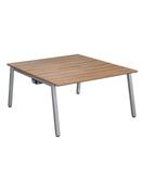 1200mm Double Bench Desk – American Walnut