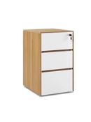 American Walnut NERO Executive Mobile Pedestal