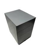Used Grey Bisley Note 3-Drawer Pedestal