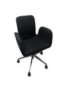 ♻️ Used Grey Felt Fan Swivel Chair