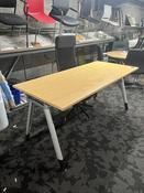 Used Beech Konig+Neurath Office Desk - 1800mm Wide image