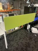 Used Lime Green Sedus Easy Screen - 1600mm Wide