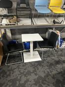 Used White Gaber Forza Table - 600mm x 600mm image