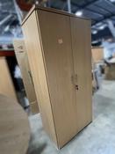 Used 1800mm Storage Cupboard - Beech image