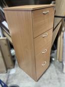 Used 4-Drawer Filing Cabinet - Beech image