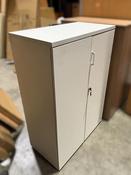 Used Actiu 1130mm Storage Cupboard - White image