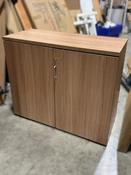 Used Actiu 800mm Cupboard - Portofino Cherry image