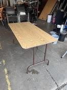 Used Oak Trestle Table