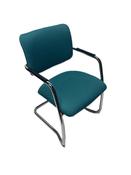 Used Cantilever Meeting Chair - Green image