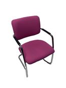 Used Cantilever Meeting Chair - Magenta image