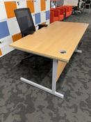 Used Ashford 1600mm Office Desk - Beech image