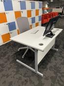 Used White Ashford Office Desk - 1200mm Wide image