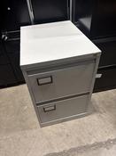 Used Grey 2 Drawer Filing Cabinet image