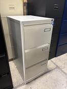 Used Bisley AOC 3 Drawer Filing Cabinet - Traffic White
