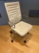 Used VITRA AC4 Executive Office Chairs - White Leather image