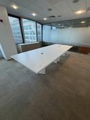 Used White 3.98m Boardroom Table image
