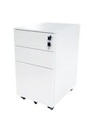 White GO Slimline Mobile Pedestal image