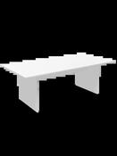 Narbutas White OPTIMA Meeting Table - 2000mm Wide