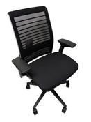 Steelcase THINK V2 Ergonomic Task Chair - Black and Silver image