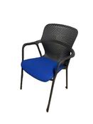 Used Herman Miller KEYN Meeting Chair – Blue Seat image