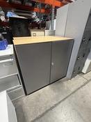 Used Light Beech BENE Storage Cabinet - 1200mm High